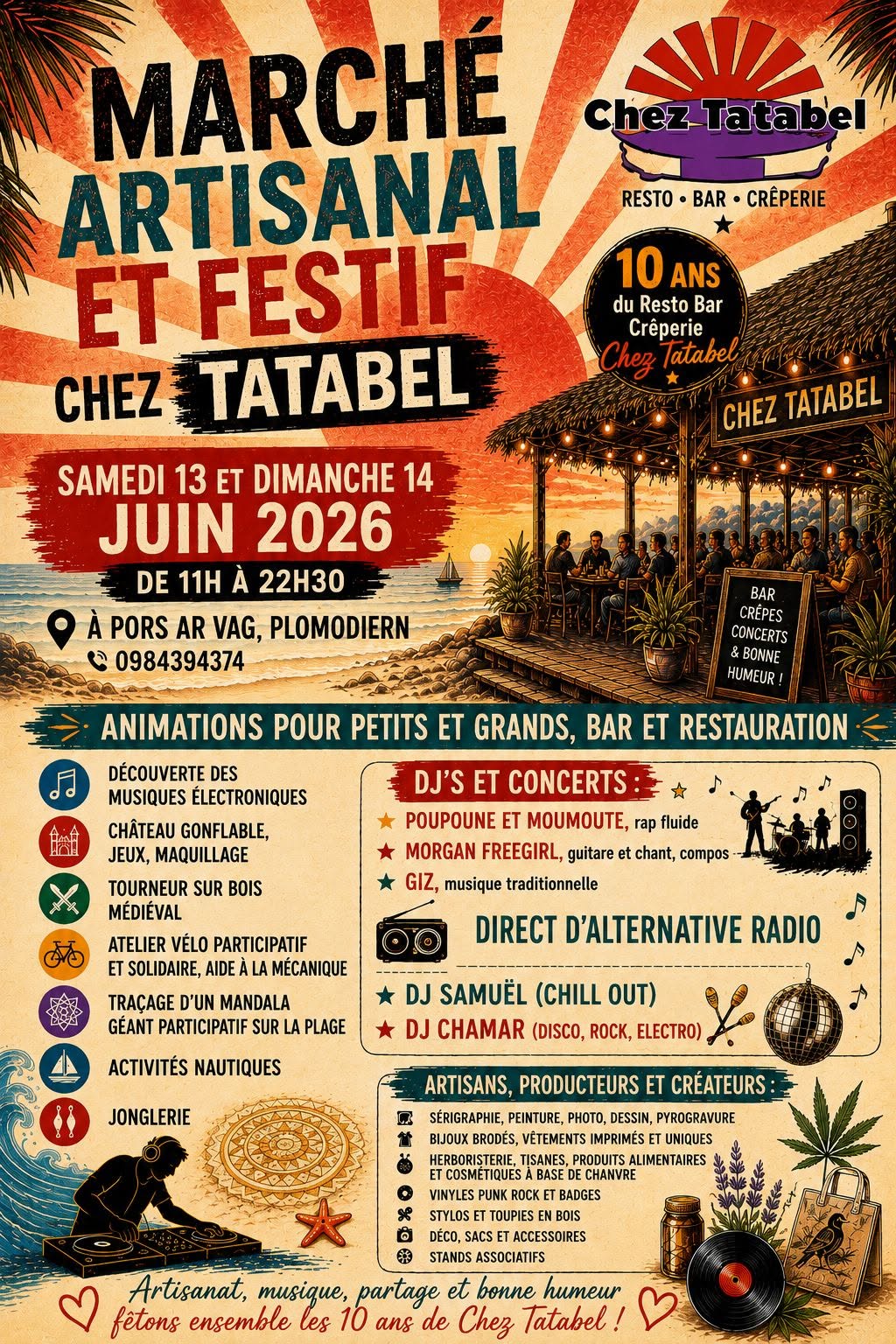 image from Marché artisanal et festif Chez Tatabel